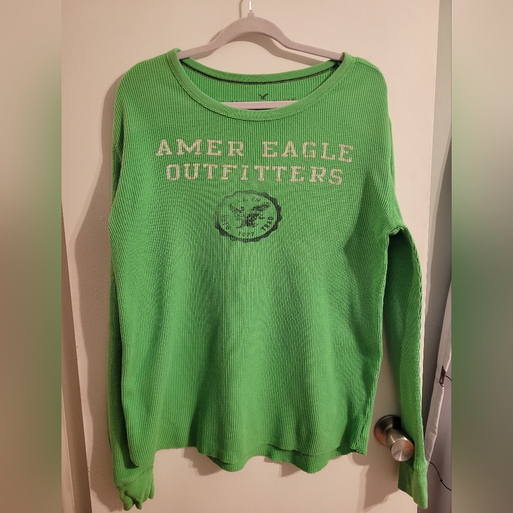 American Eagle Waffle Tee. Adult S